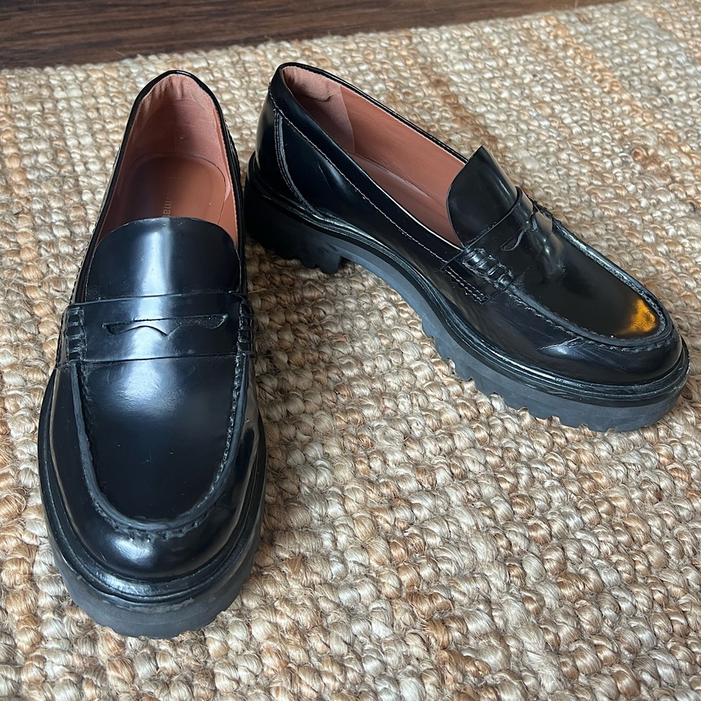 Reformation Agatha chunky loafer, size 6.5